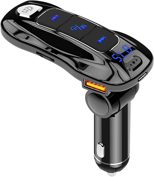 Amazon Co Jp ケーブル 車のmp3音楽プレーヤーbluetooth 5 0レシーバーfmトランスミッターpd 18w Type C充電ポートusb車の充電器uディスクミュージックプレーヤー 自動車用 車 バイク
