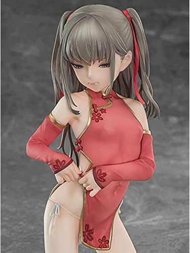 Miniatura 4 de No Box Hantai Anime Girl Figura de Alicia-15CM Modelo Toys7inch Colección de figuras de acción personaje anime, rojo