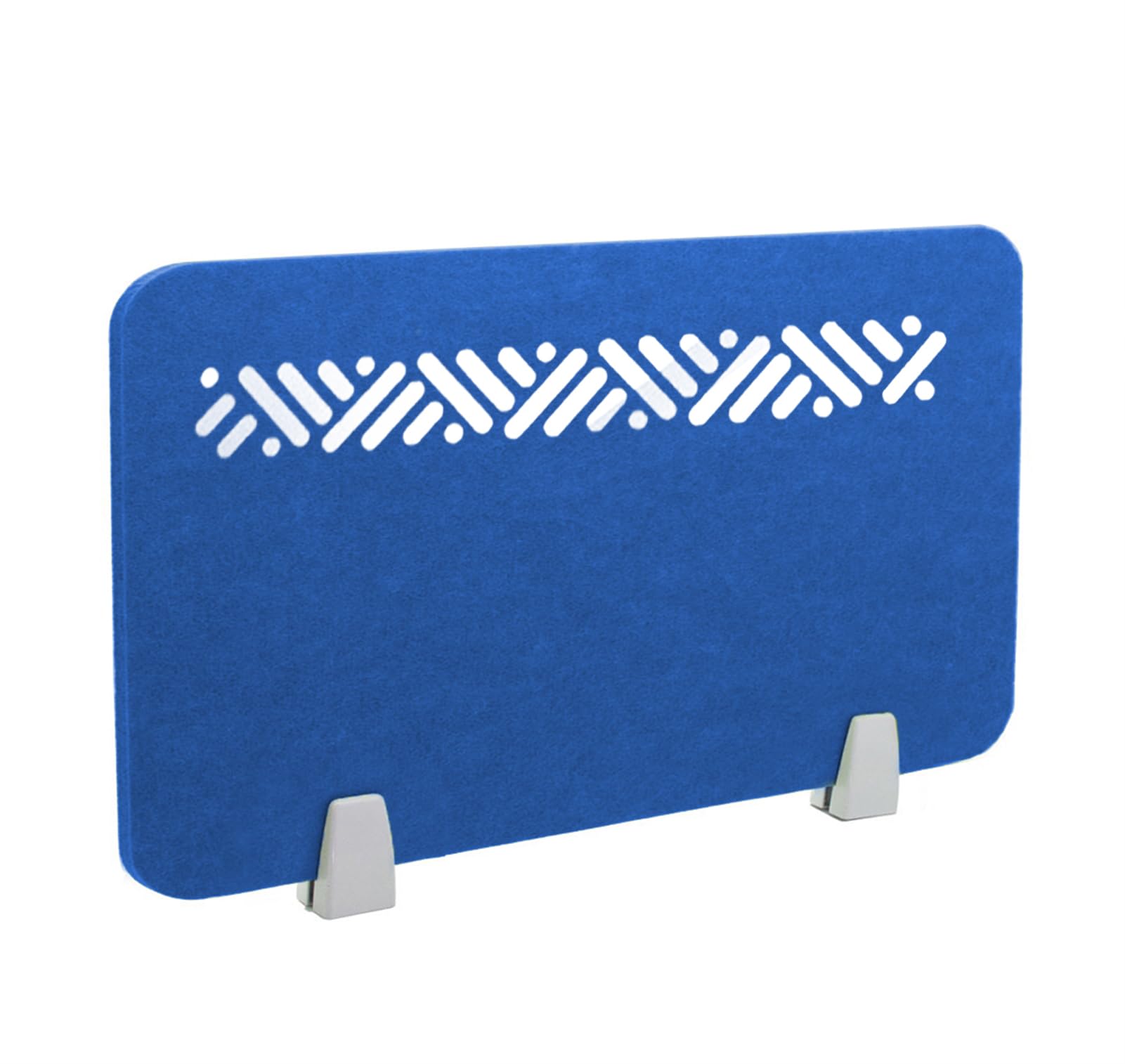 HJYCLFAZU Soundproof Desk Divider Panel, Acoustic Felt Partition for Office, School & Library - Royal Blue, 100x30cm Workspaces, Noise Reduction