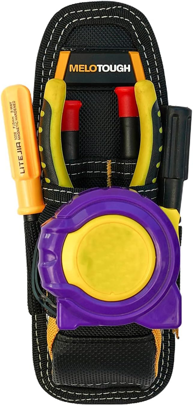 Small Tool Holder, Min Work Organizer Tool Pouch and Knife Holder with Snap Clip