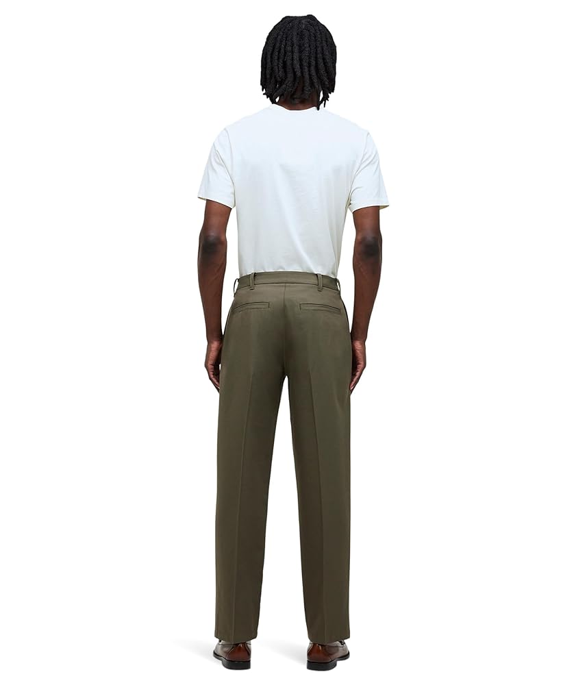 MADEWELL Men's Cotton Wool Vintage Straight Pants, Capers at