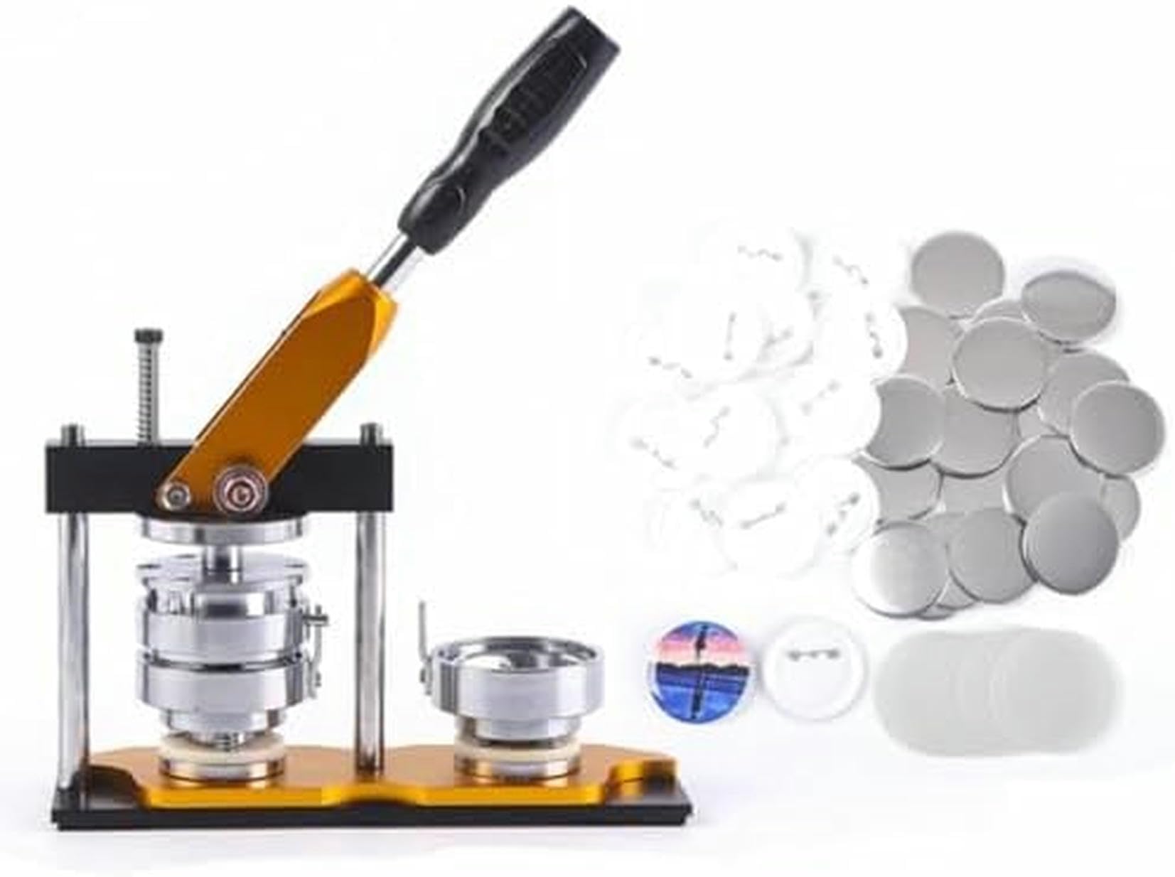 Kit presse pour boutons et composants métalliques