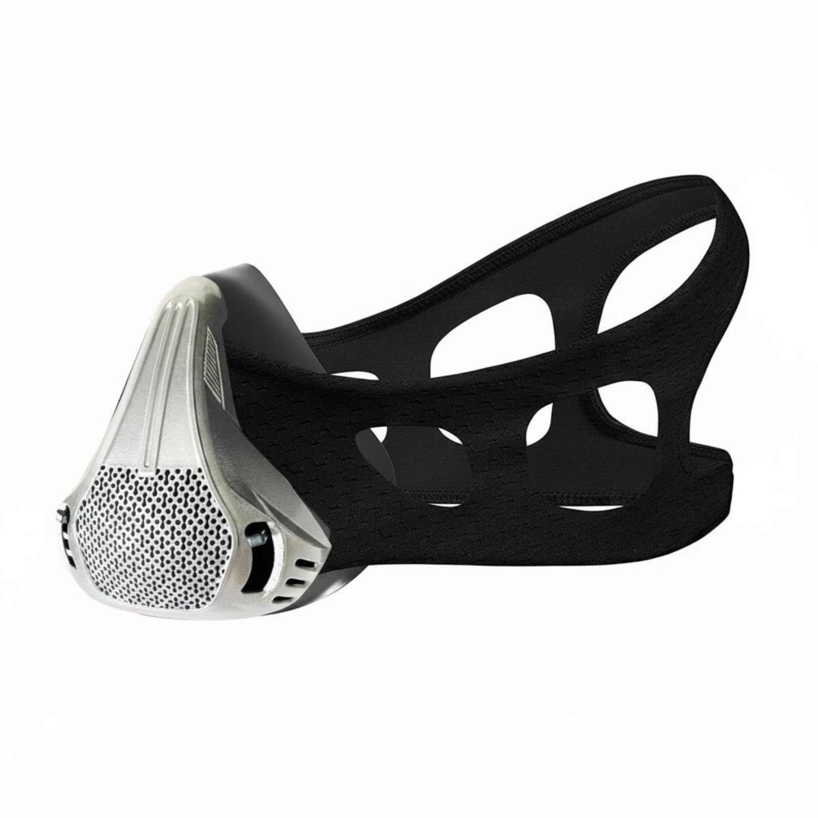 High Altitude Simulation Mask 25 Levels Adjustable Altitude Training Mask Breathing Power Fitness Gear for Athletes, Runners, Gym, Silver, S | Sporting Goods | Fitness Running & Yoga-image-9