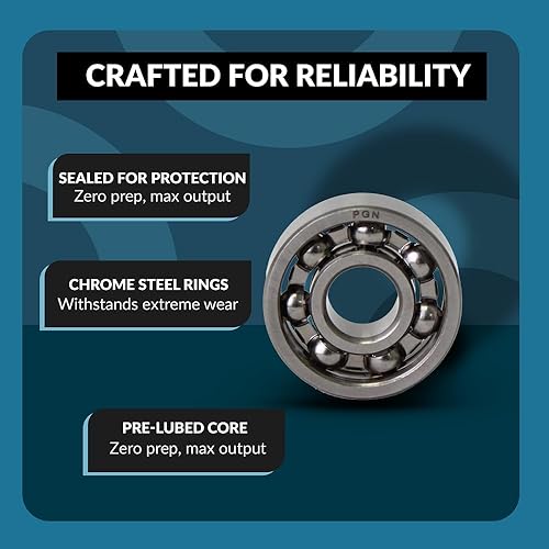 Miniatura 4 de 10 diez Fidget Spinner Bearing 608 Open bolas de rodamiento de acero cromado 8 x 22 x 7 kit de piezas de repuesto para centro de bolas