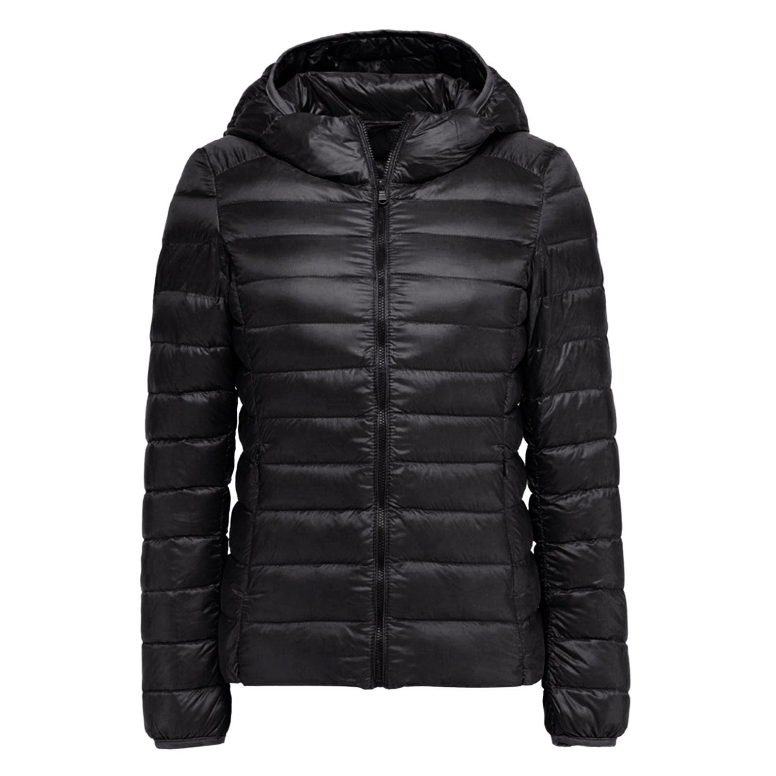 Generisch Chubasquero para mujer, impermeable, transpirable, cortavientos, chaqueta de entretiempo con capucha, para senderismo, A13