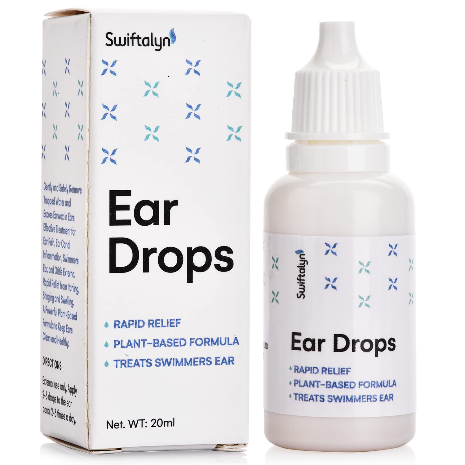 Buy Swiftalyn Swimmers Ear Drops Remove Water Trapped and Excess Earwax