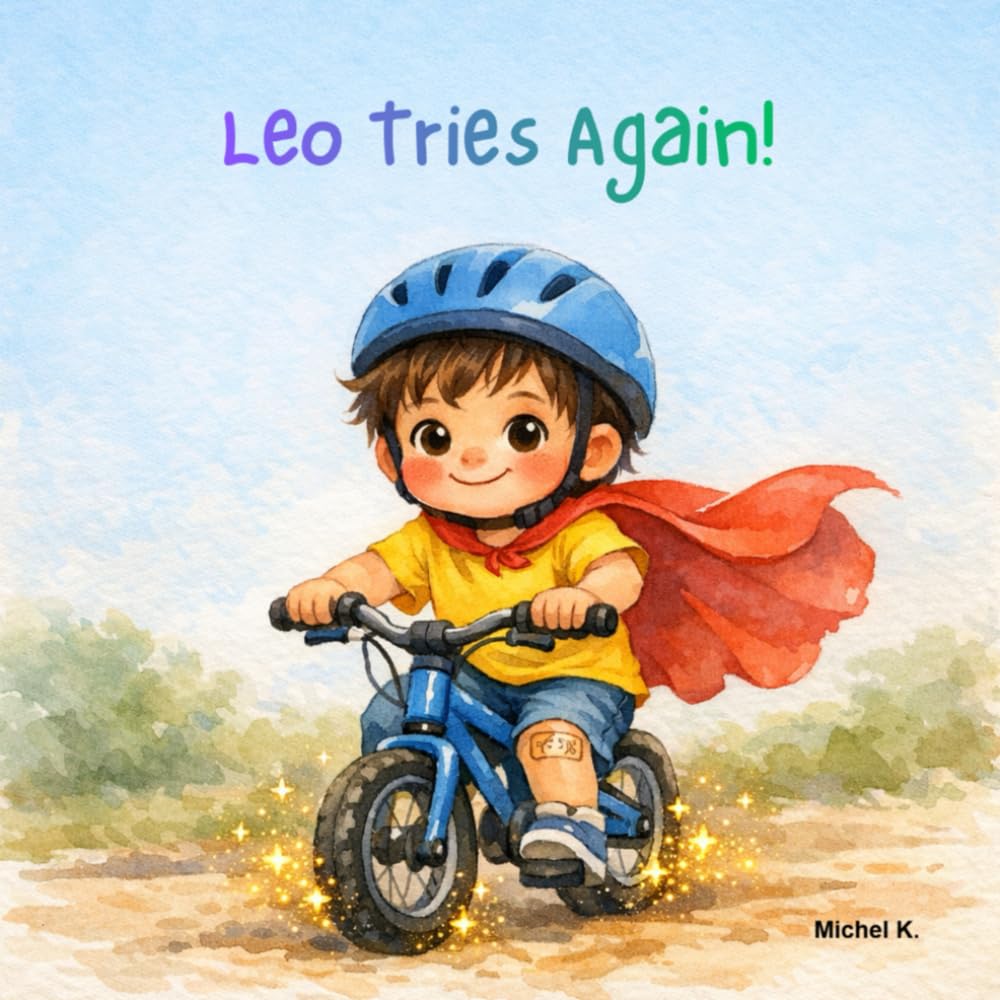 Leo Tries Again!: The Little Hero's Guide to Not Giving Up (Leo, the Everyday Little Hero)