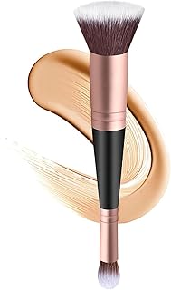 2-in-1 Dual-Ended Flat-Top Makeup Brush – App...