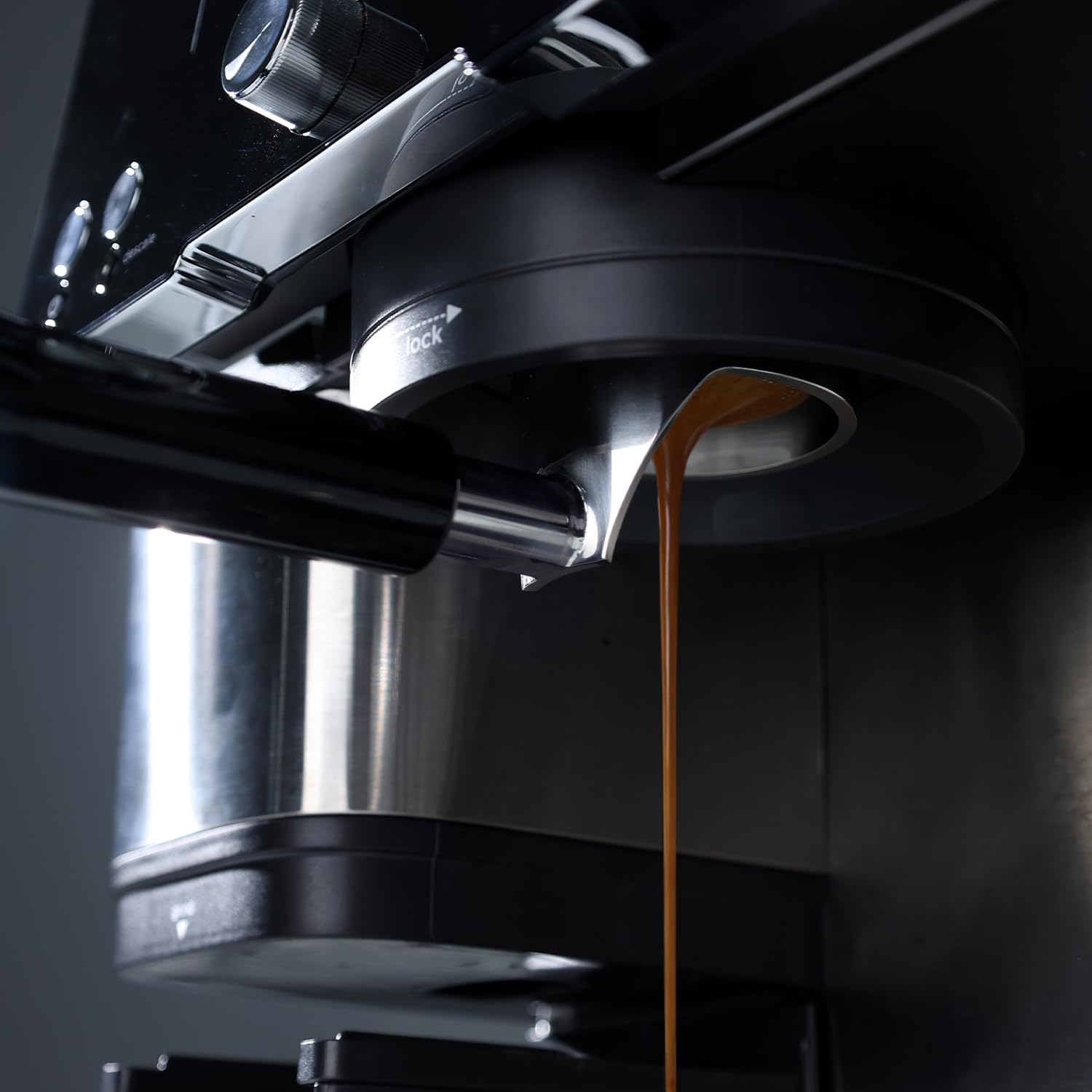 Bodenloser Siebträger für Ninja Luxe Café Premier Series ES601 & ES601C Models | Filterkorb Not Included | Kompatibel mit Stock Filter Basket