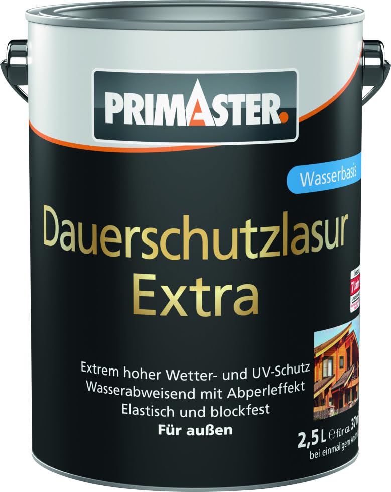Primaster Dauerschutzlasur Extra 2,5 L nussbaum Holzlasur