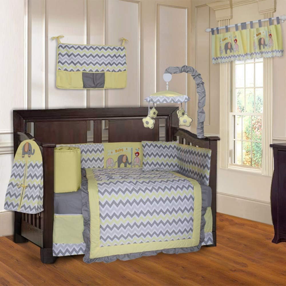 chevron baby bedding