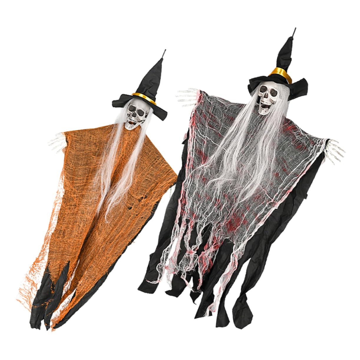 Gatuida 2pezzi Decorazioni Sospese di Halloween Forma di Scheletro per Oggetti di Scena per Case Infestate da Giardino per Interni ed Esterni