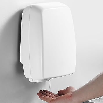 Mini Automatic Electric Hand Dryer, 1200w Wall Mounted Dryer, Smart Sensing Towels Hand Dryer, 5-30s/Low Noise, Household Hotel Commercial Hand Dryer for Toilets,Drillinginstallation