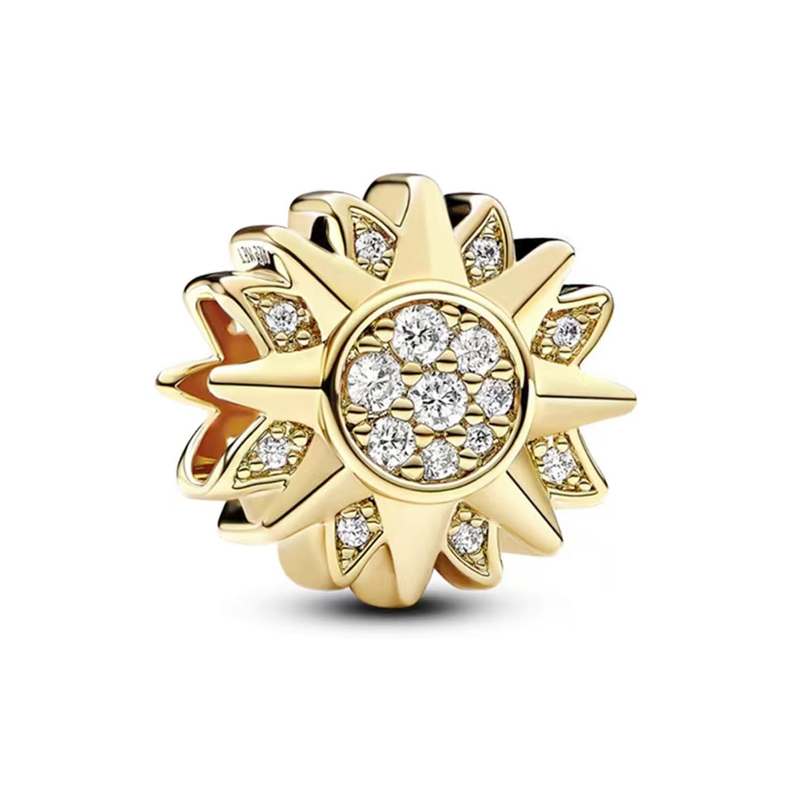 Charms Argent 925 Sterling Doré Pendentifs Perles pour Bracelets Colliers Christmas Day Bijoux Cadeau Pour Femme