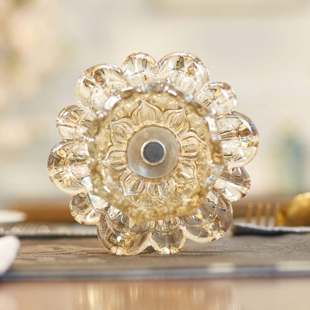 Candelabras Gold Crystal Candle Holder Set Decoration Romantic Candlestick Luxurious Prop for Sample Room Decoration (Color : Gold Size : L) (Gold Small)