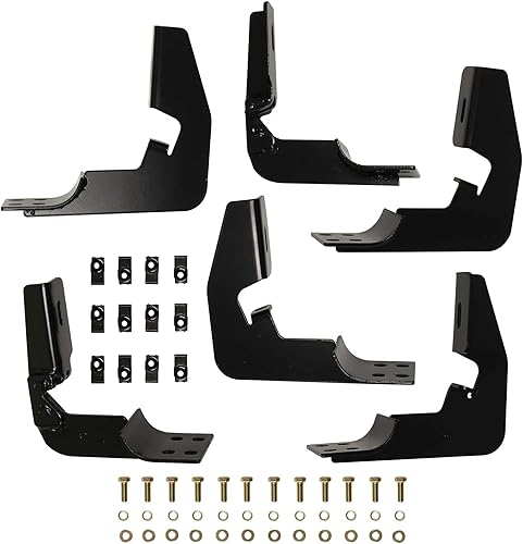 Westin 22-2015 Premier Oval Nerf Bar Mount Kit para Silverado Sierra 1500 2014-2018 2015-2019 Silverado Sierra 2500 3500 2019 Silverado LD Sierra