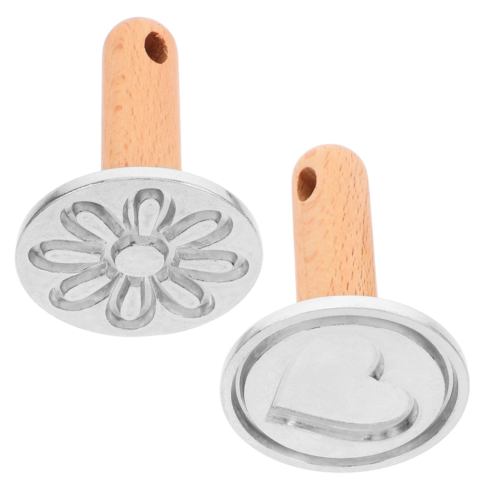 PRETYZOOM 10piezas Molde De Galletas De Madera Para Hornear De Diseño De y De Repostería Para y Celebraciones