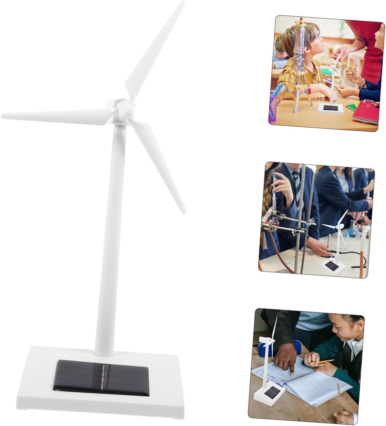 BESPORTBLE DIY Solar Windmill for Educational Science Experiment Model Solar Windmill Craft for Boys Reusable Tool for School Projects and Fun