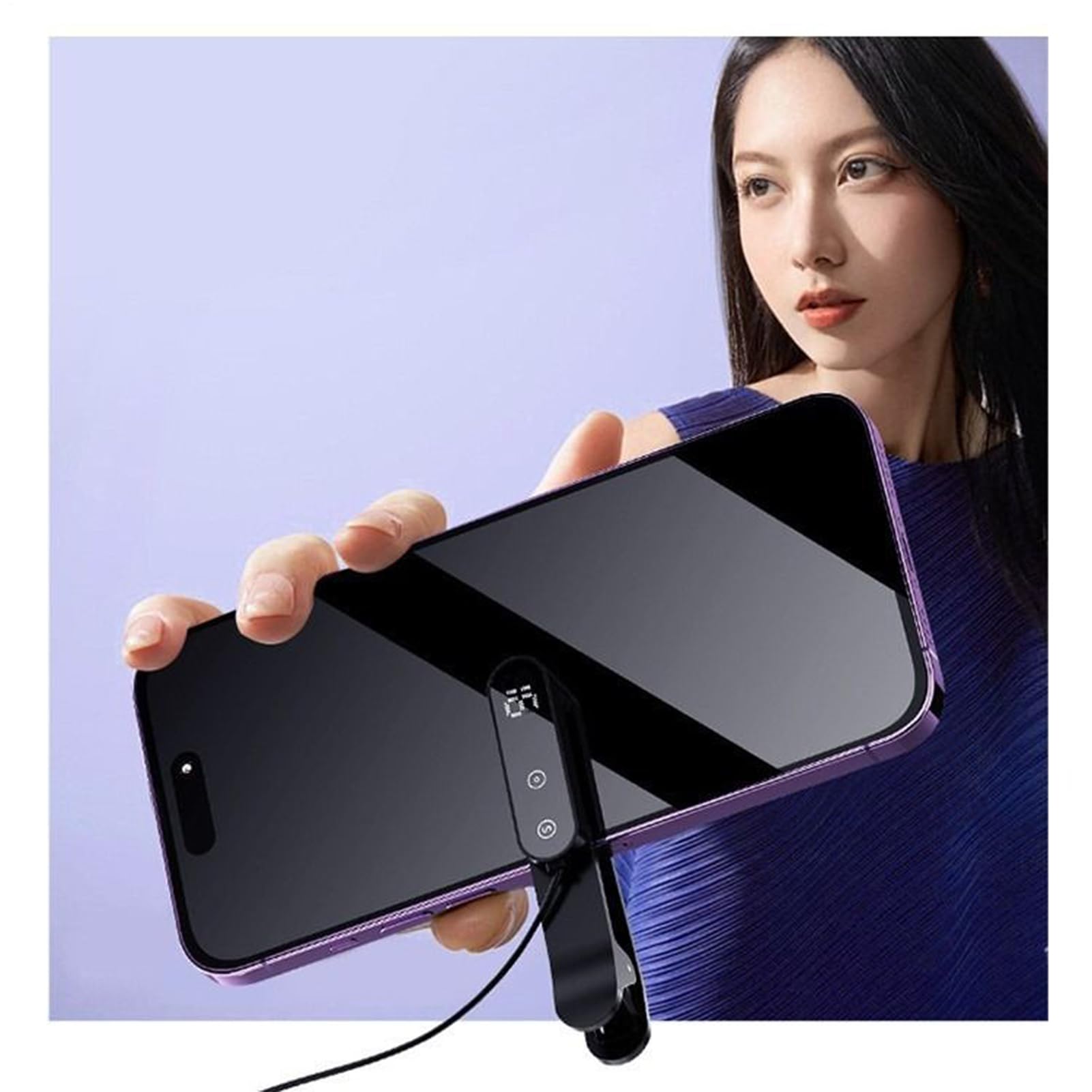 Generico Clicker Automatico | Toccatore per Smartphone Silenzioso con velocità Regolabile | Dispositivo Auto Touch Clicker Istantaneo - per Giochi Piace Ricompense Social Media