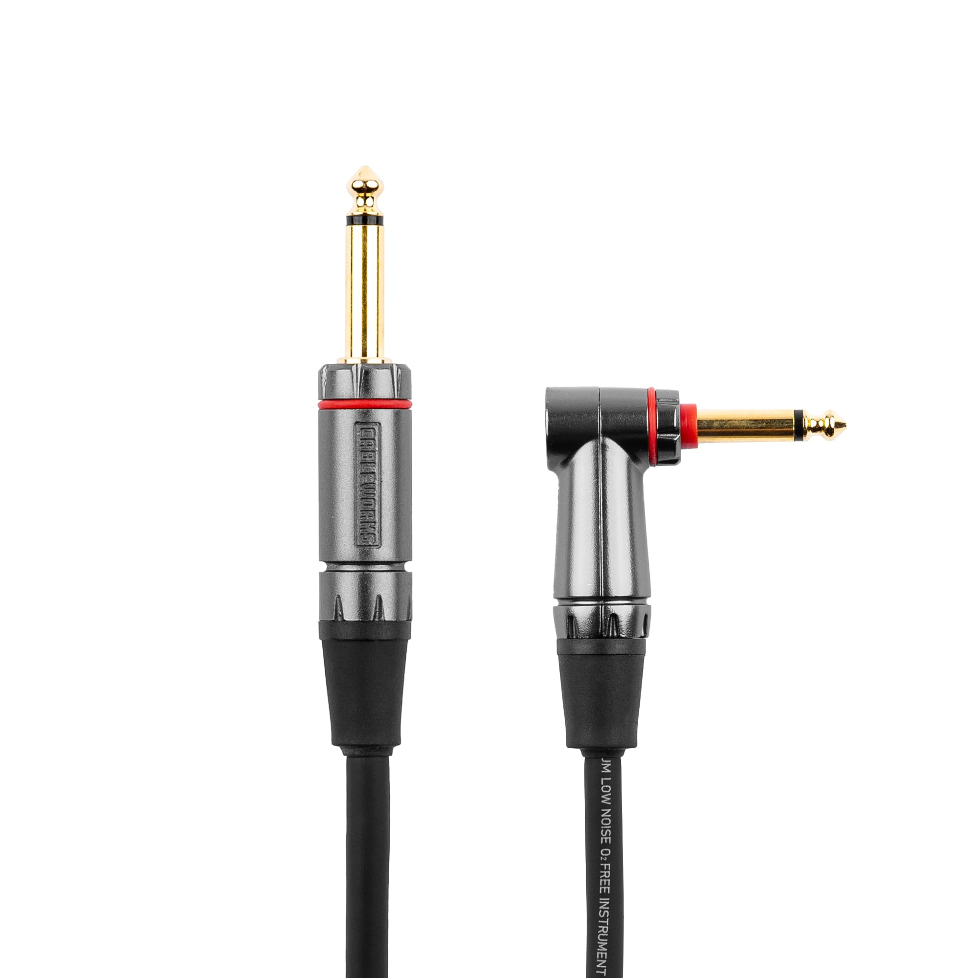 GATOR CABLEWORKS Cable para instrumentos serie Headliner 3 m recto/acodado con silenciador (GCWH-INS-10RAQT)