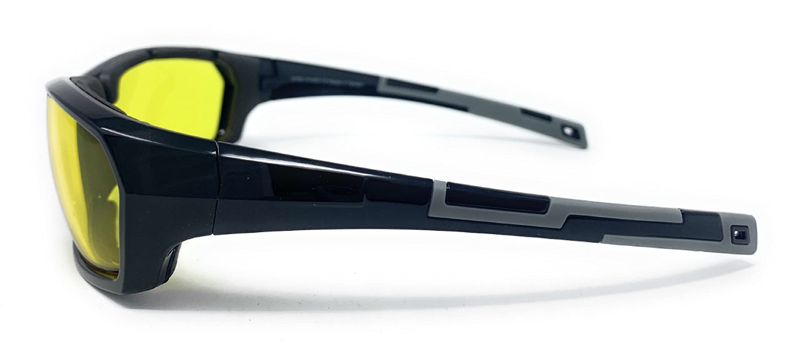 The Biker Unisex Moto Occhiali Imbottiti Shades Occhiali Da Sole Sport All'Aperto Avvolgere Intorno Occhiali Da Sole Guida Notturna, Lente Trasparente e Fum