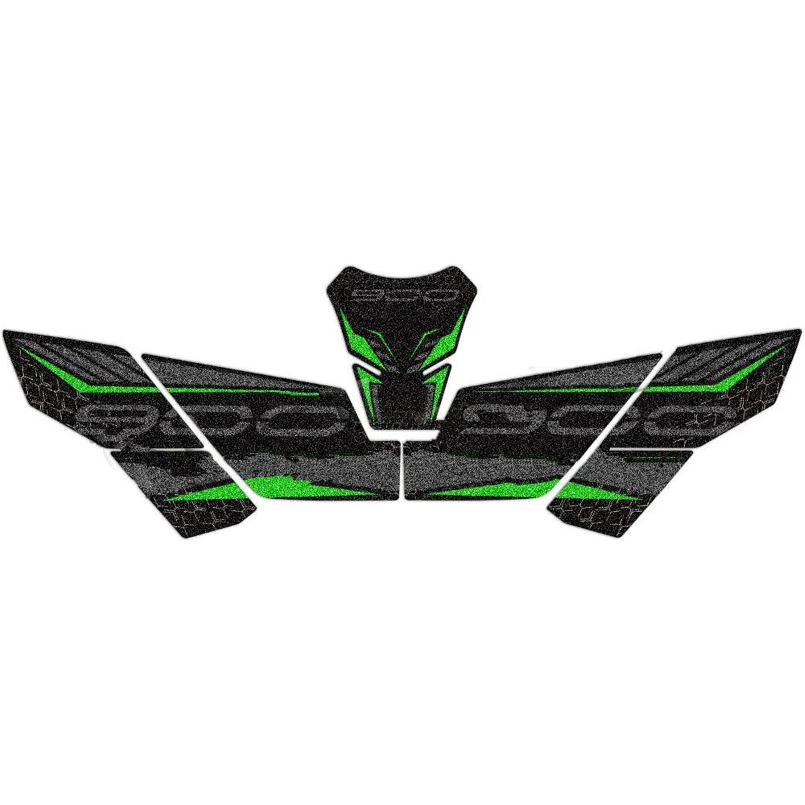 Motorcycle Anti-Slip Tank Pad Sticker Knee Grip Protection Decal Accessories Waterproof for Kawasaki for Z900 2017-2023 Streetfighter(Color1)
