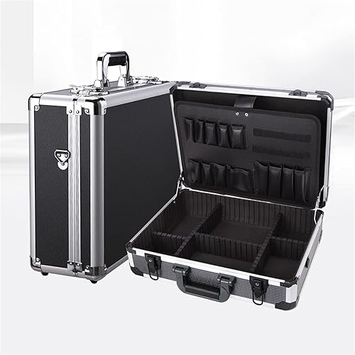 Miniatura 4 de Caja de herramientas portátil, caja de herramientas portátil, caja de herramientas de almacenamiento de aluminio, caja de almacenamiento de