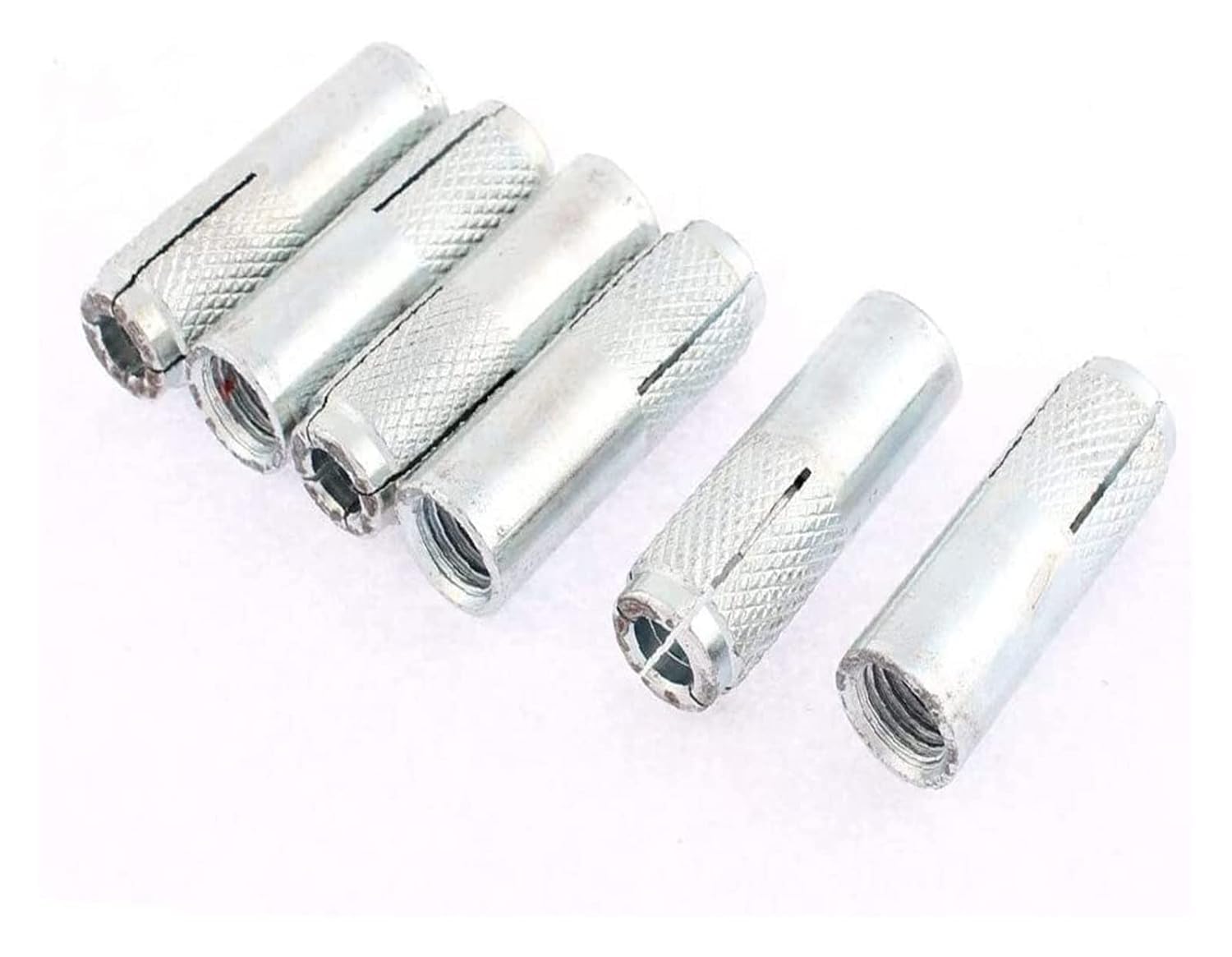 WTQZFRNSB Stainless Steel Expansion Bolts, Expansion Sleeve Anchor Screw Bolts,6pcs M12 Screw Nuts Sleeve Anchors 50mm x 16mm/11189