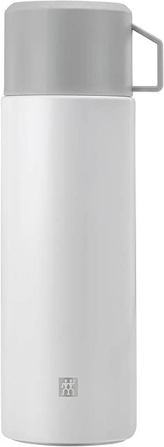 ZWILLING Thermo Beverage Bottle, 33.8 oz, Silver-White