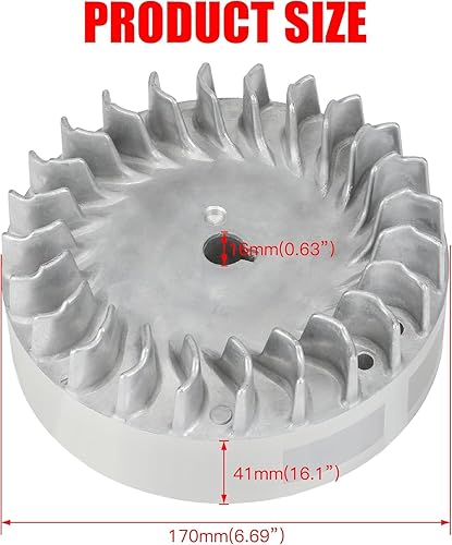 Miniatura 4 de GREHUA Volante de aluminio de 212 cc, 10 krpm, compatible con Predator 212 Non Hemi Ghost 196cc 224cc 69730 69736 6.5Hp GX160 GX200 BSP Tilly Engine