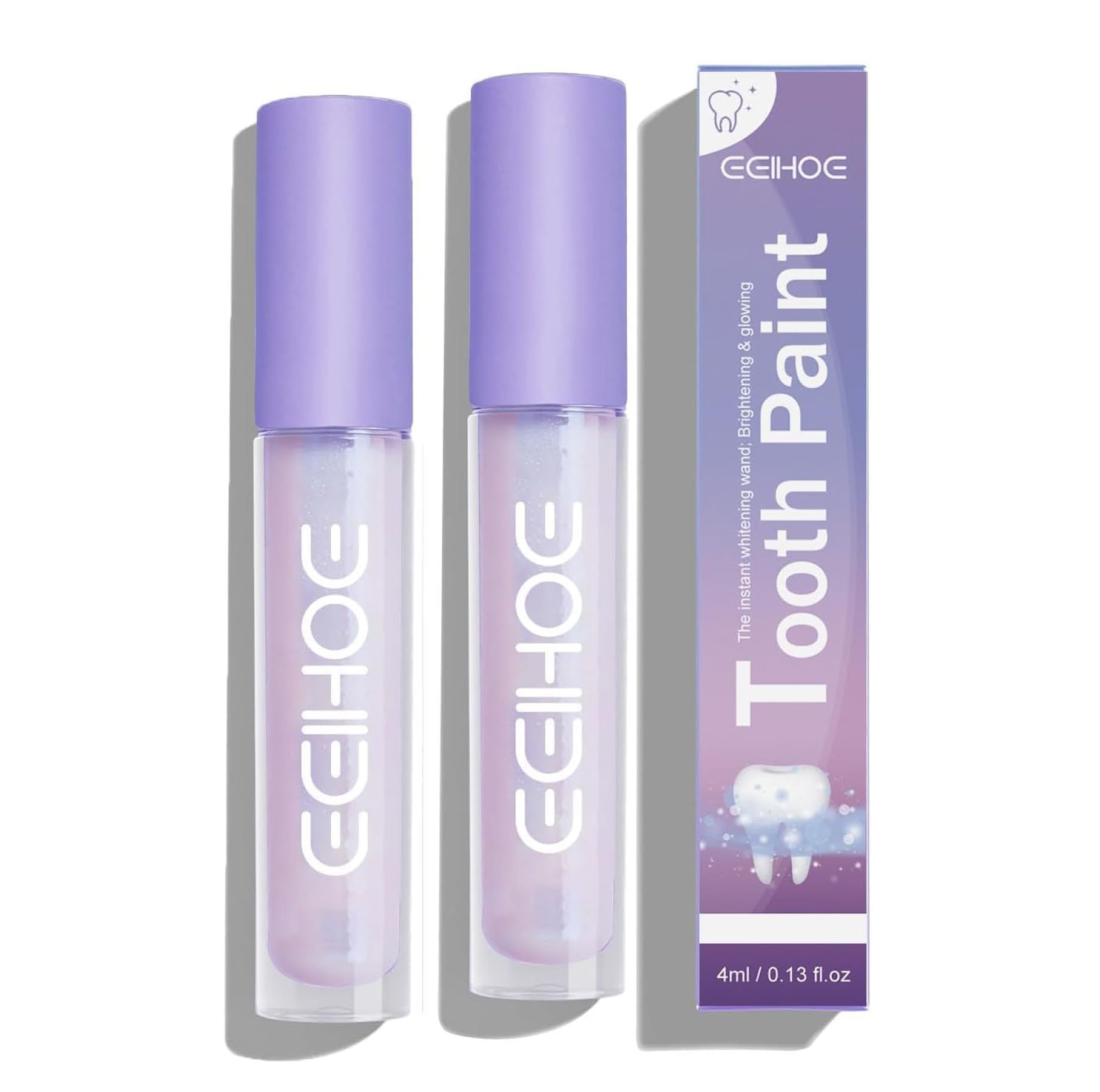 KASTWAVEPurple Tooth Gloss - 2 Pcs Teeth Whitening Kit, Instant Stain Removal for a Brilliant Smile, Fast Results to Remove Years of Stains