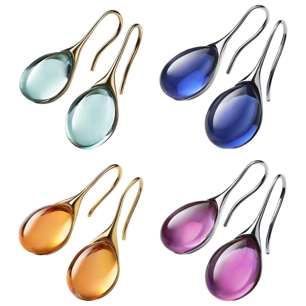 CALANDIS Teardrop Women Natural Stone Hook Dangle Earrings Jewelry for Wedding Purple (B09ZTX9YNB) Amazon Price History, Amazon Price Tracker