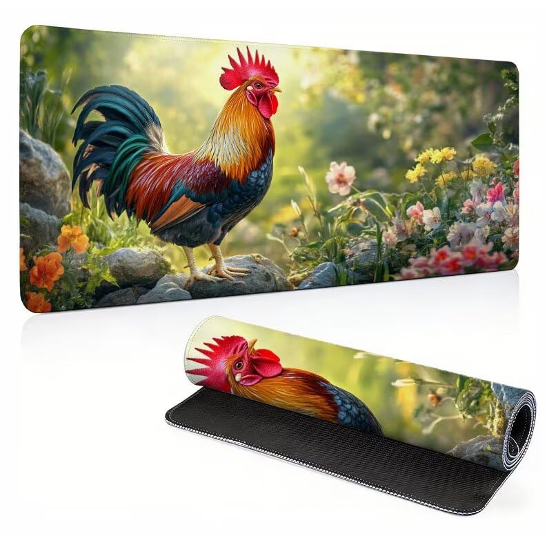 Grand tapis de bureau gaming XXL sous-main pour gamer et personnel