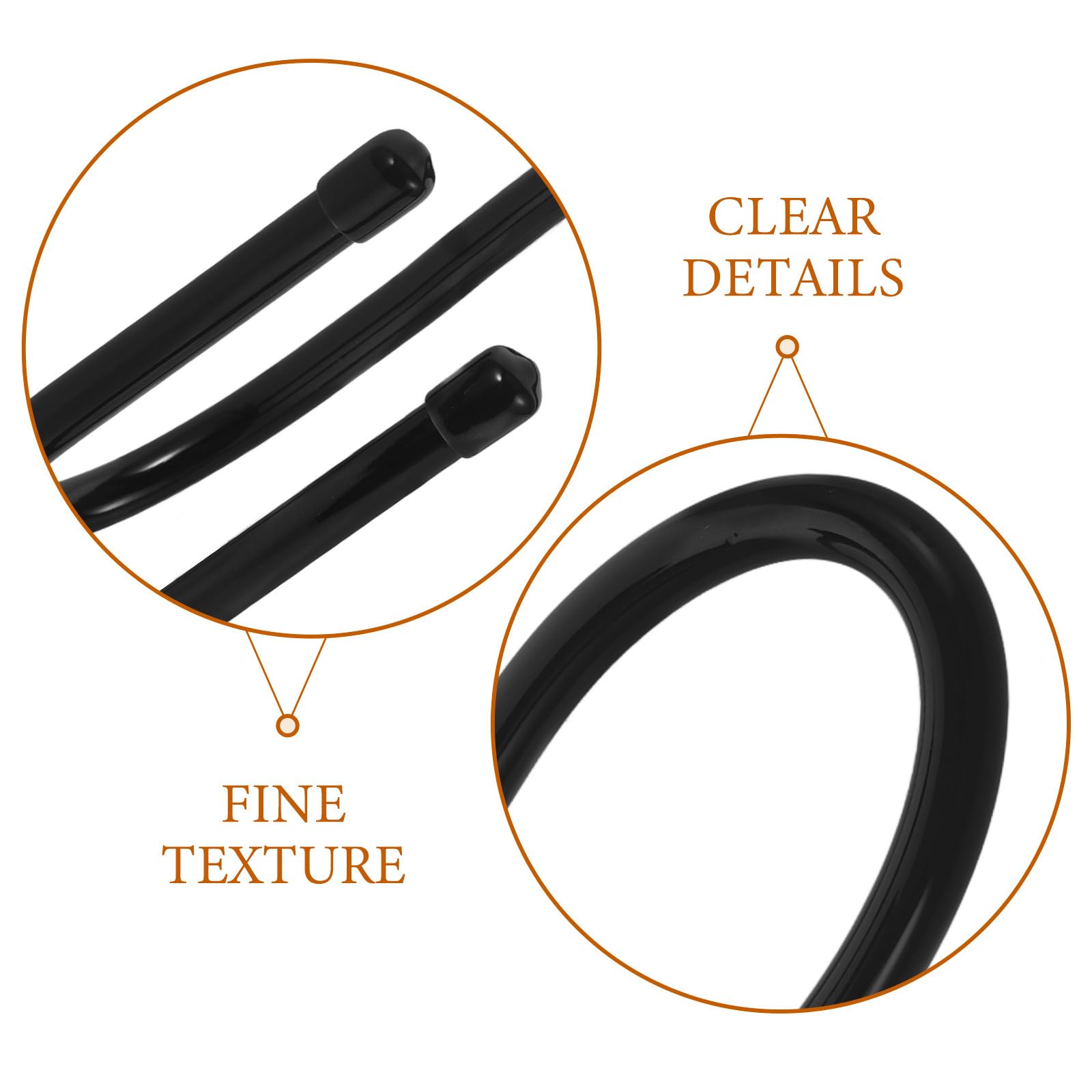 VALICLUD Lot de 6 Crochets pour Clôture en Plastique Noir, Support Résistant pour Accessoires de Piscine et Outils, pour Piscines et Jardins, Gain de Place Assuré