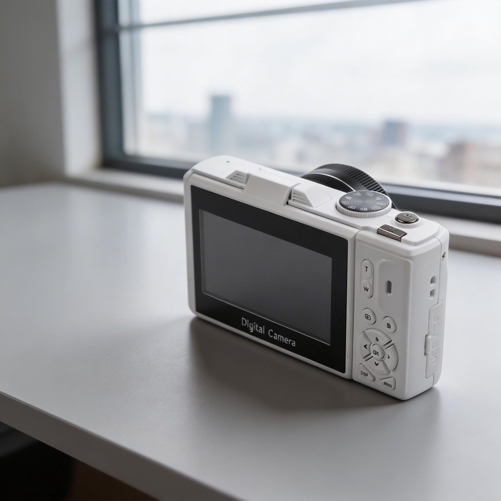 Kamera do vlogowania do 5k 75 MP WiFi 18X do zoomu Flip Display Vlogging (różowa)