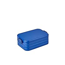 Mepal – Porta Pranzo Take a Break Midi – Sacco per il Pranzo – Ideale per 2 Panini o 4 Fette di Pane – Adatto per la Lavastoviglie – 900 ml – Vivid Blue
