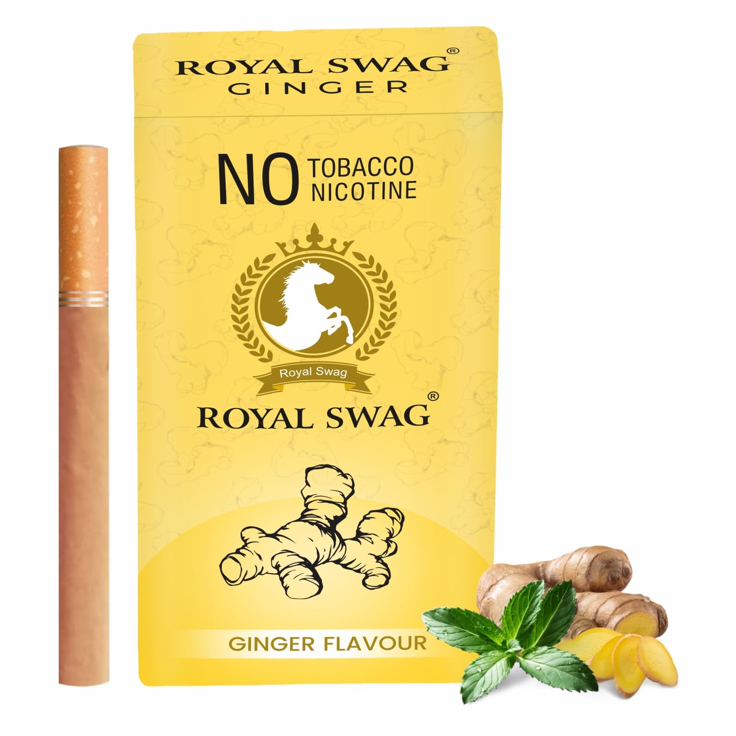 tulsi royal tobacco Amazon.com: ROYAL SWAG Natural Herbal Cigarettes Ginger Flavour(10 Sticks)  Ayurvedic Herbs Clove, Tulsi, and More Additives and Chemicals 100% Tobacco-Free  and Nicotine-Free : Health & Household