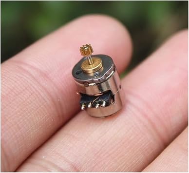 Telescopic DIY 10pcs 8mm Micro Stepper Motor, Two-Phase Four-Wire Stepper Motor, Small Digital Camera DIY 9 Teeth Gear Stepper Motor Lift Pusher
