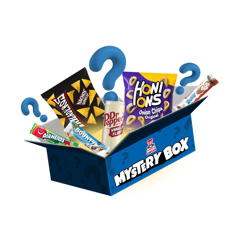 American Uncle box snack dolci, salati e bevande a sorpresa - box snack americani e internazionali da 20 prodotti