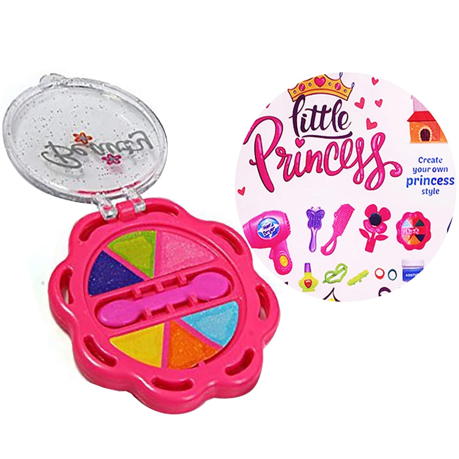 BabyGo Beauty Makeup Suitcase Toy for Girls | Best Fancy Kit Gift for Your Little Princess | Gift Gallery | Colour: Yellow | Girl Role Play Toys 2
