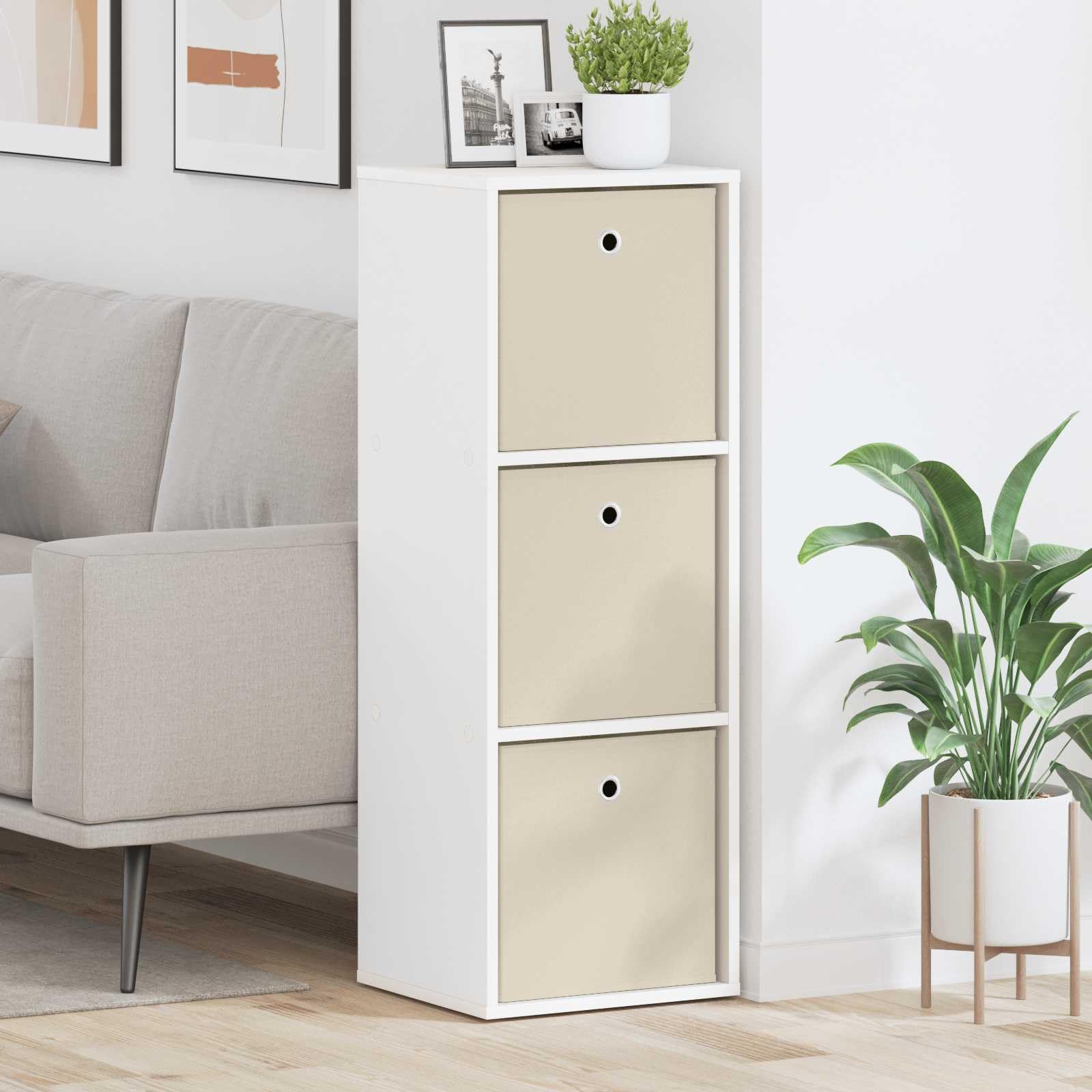 Aparador versátil blanco moderno de salón ideal para organizar rincones del comedor