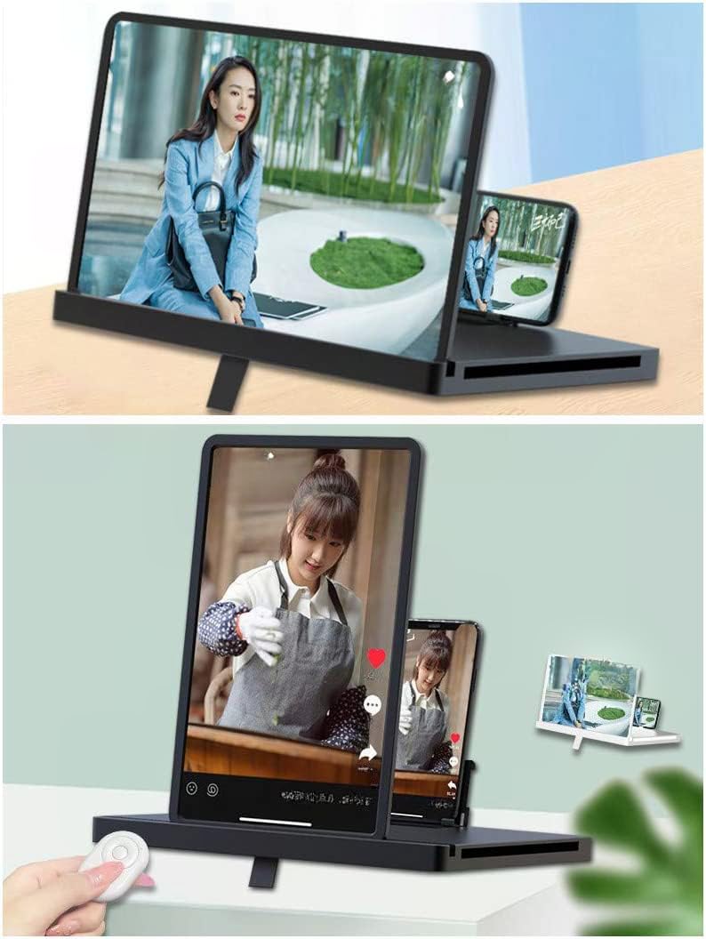 Lente Di Ingrandimento Schermo 2025, Amplificatore 3D HD Per Cellulare, Proiettore Per Smartphone, Con Telecomando, Dimensioni 20,5 X 14,5 Cm