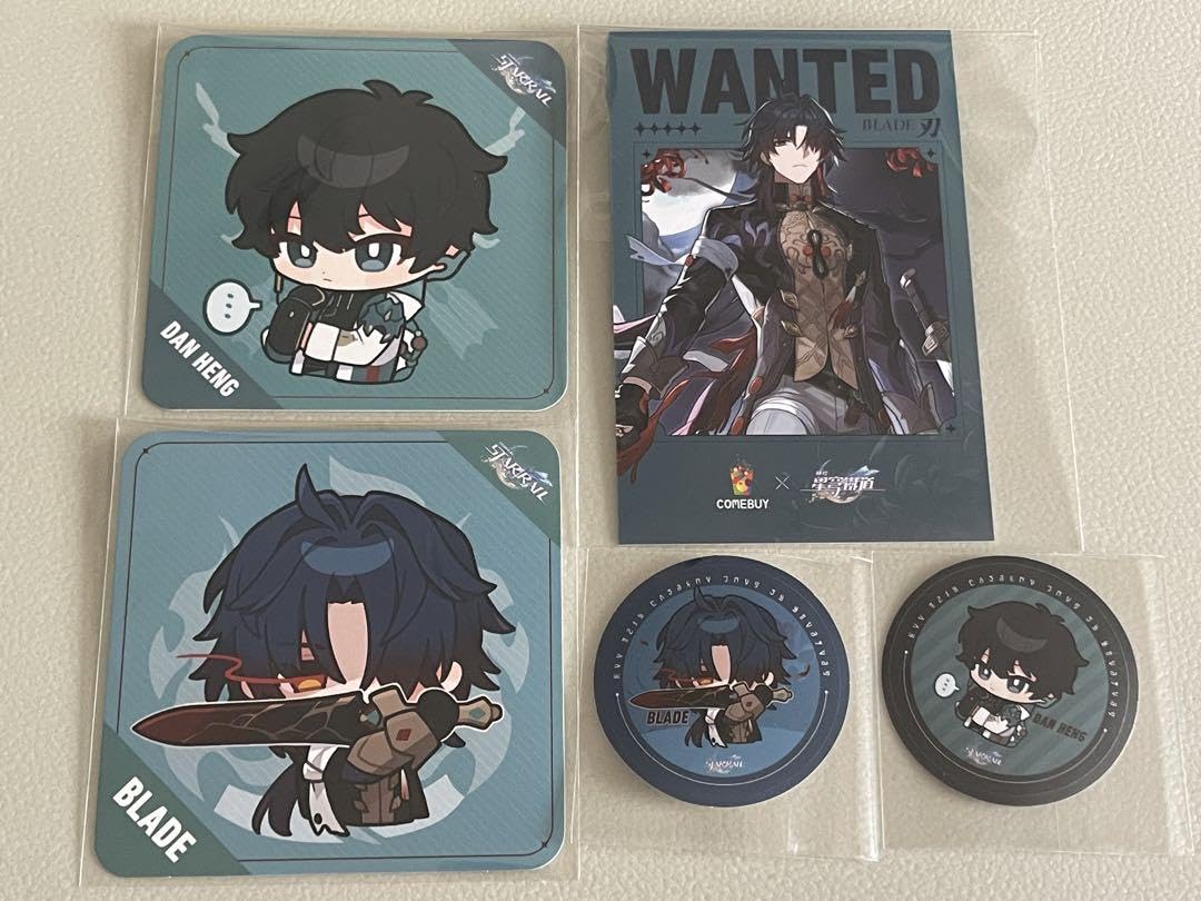 Amazon.co.jp: 崩壊スターレイル 刃 丹恒 カード コースター