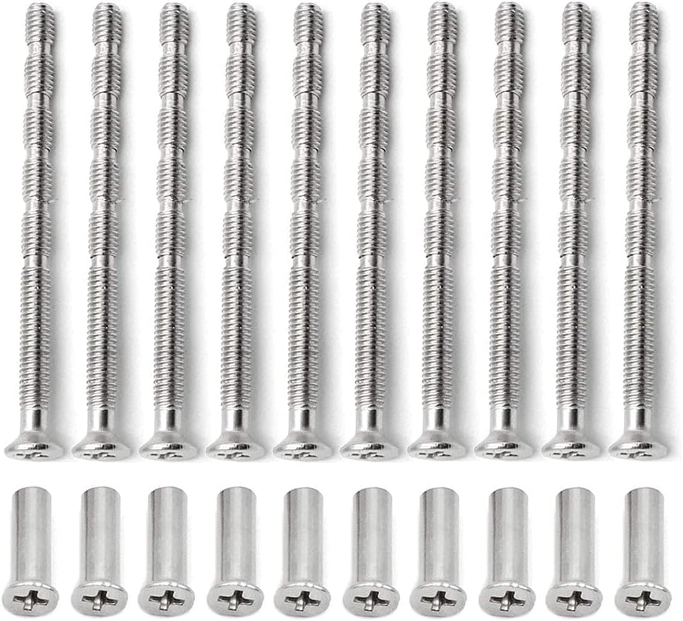 20 Sets Door Handle Screws M4 Door Handle Fixing Screws Door Handle Screws Bolt Connecting Fixing for Fixing Door Handles Escutcheons Cabinet Drawers