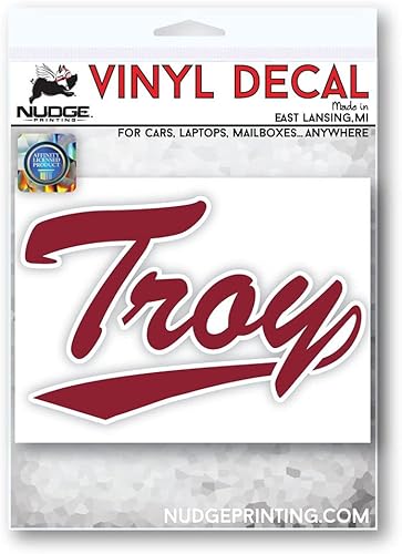 Miniatura 369 de Calcomanía universitaria para automóvil de la NCAA hecha de vinilo prémium resistente a la intemperie (ALMA College A)