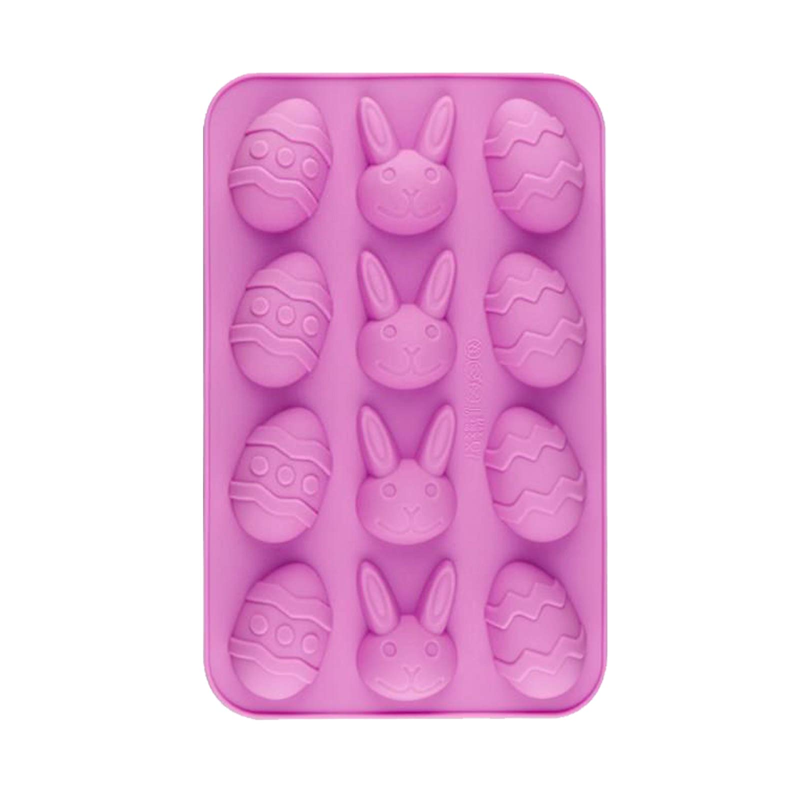 6 Stampi In Silicone A Forma Di Coniglio Per Uova Di Pasqua - Per Cioccolato, Caramelle, Ghiaccio, Sapone E Bombe Da Bagno