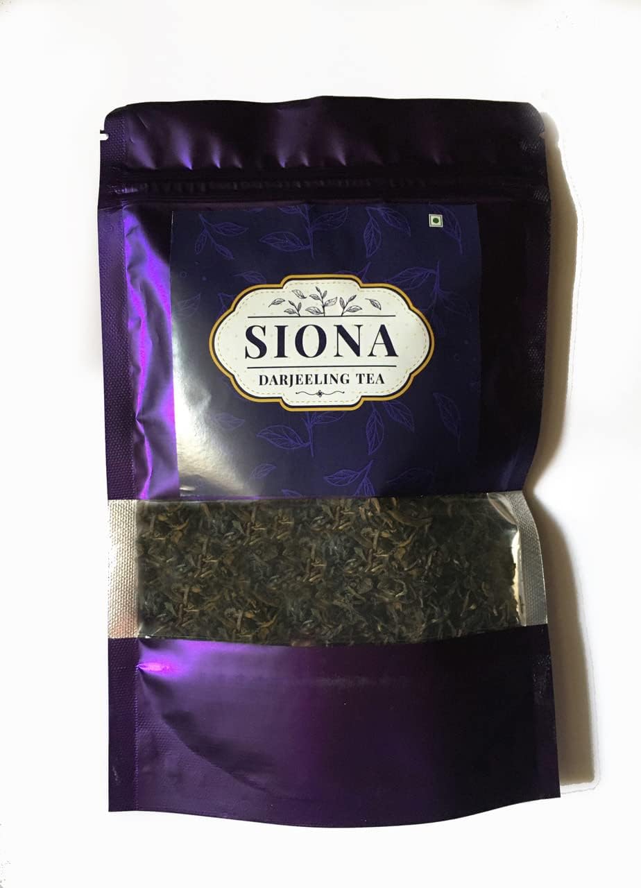 Siona Darjeeling Black Loose Leaf Tea 50grams (Pack of 6)