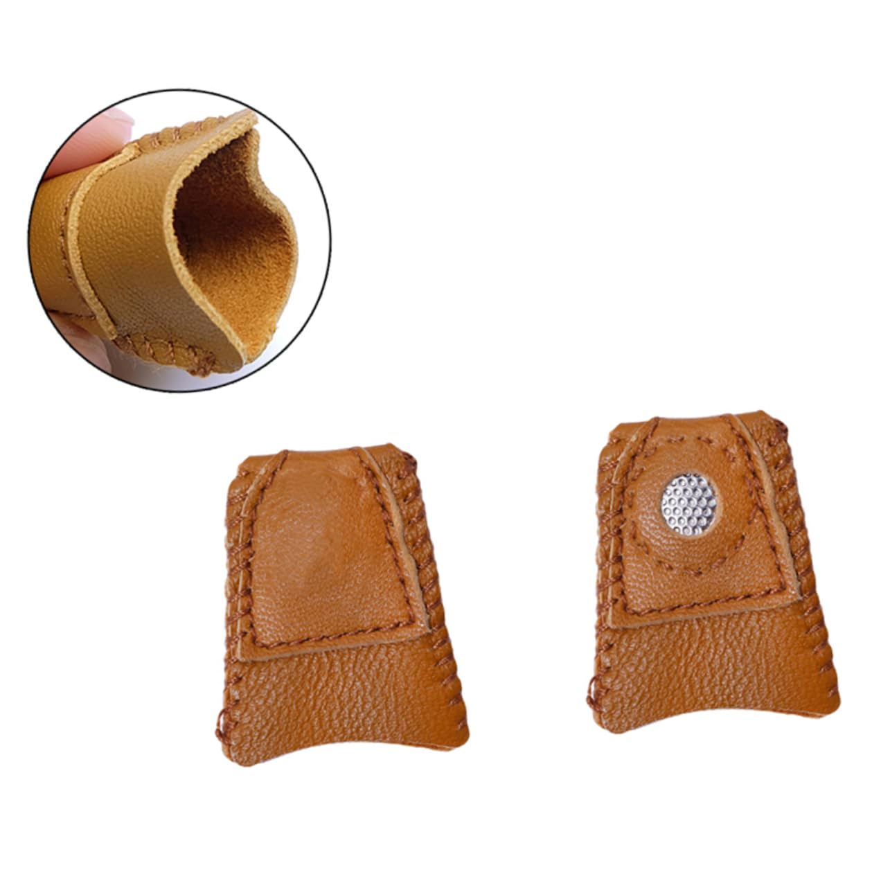 STOBOK 6 Piezas bordado embroidery manualidad stich cross stitch agujas craft artesanía Acolchado protector Accesorios dedal