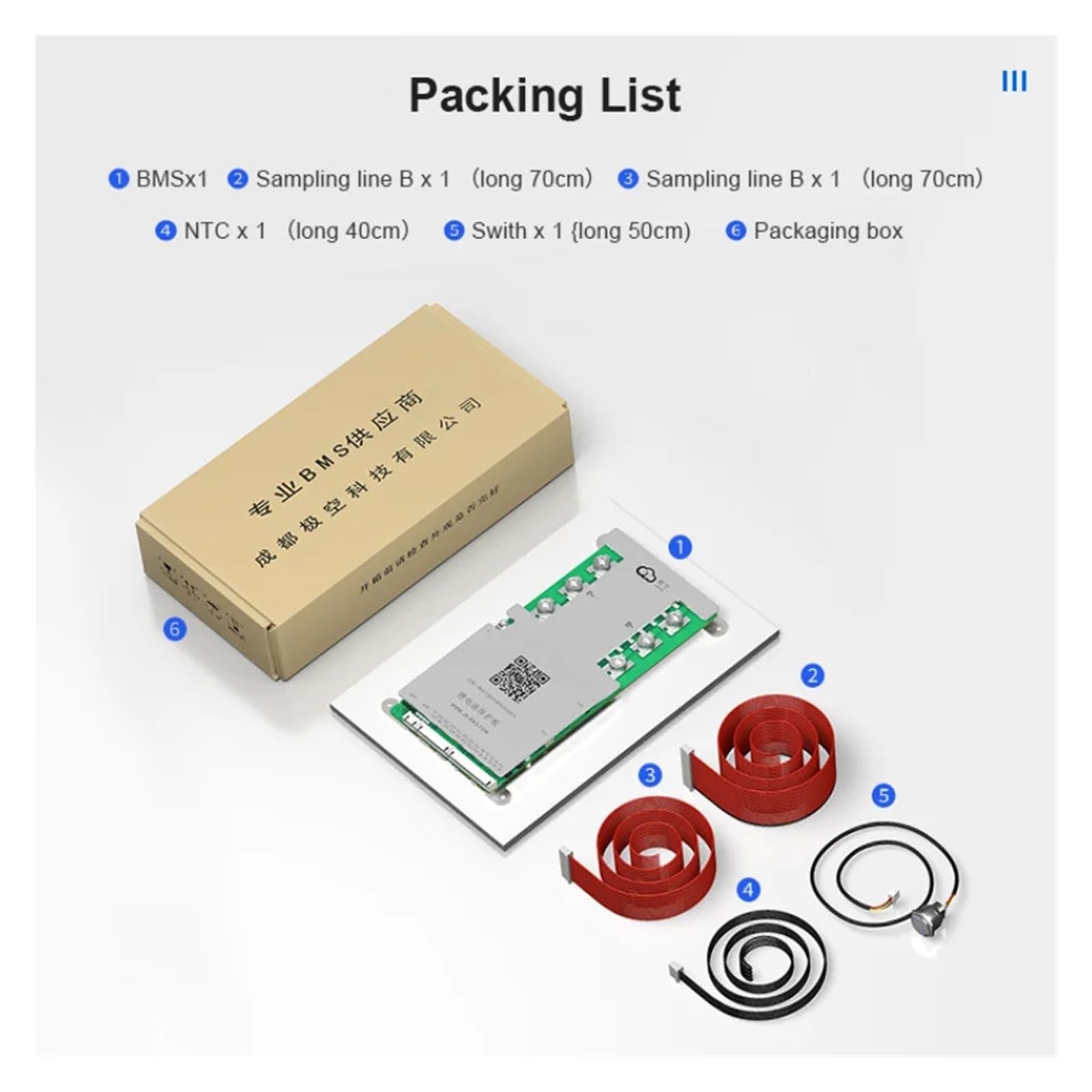 Smart BMS 200A B2A8S20P/B2A8S20P-HC, 8S 24V Active Balance 2A for Lifepo4 Lithium Ion Battery RS485 CAN App BT(B2A8S20P)