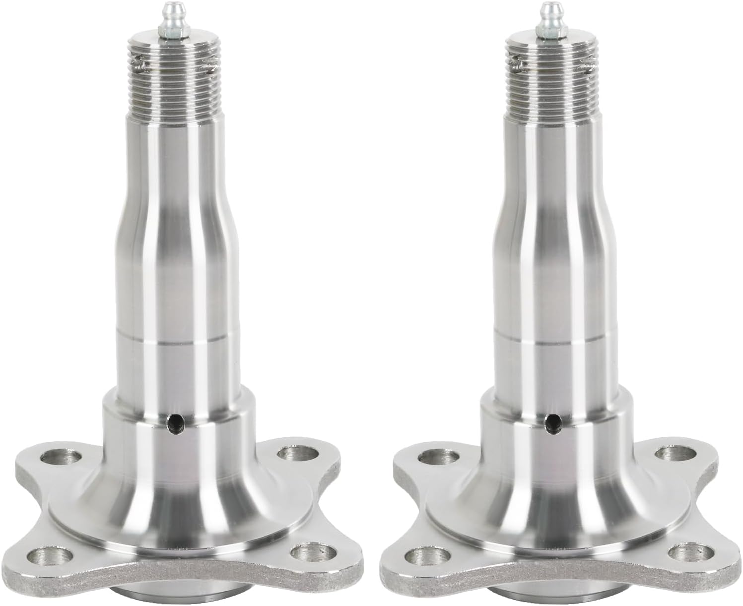 JDMSPEED Trailer Spindle #84 E-Z Lube Weld-On with Brake Flange for 3500 lbs Trailer Axle SP131 Replacement for Bearings L68149 / L68111 L44649 / L44610 2-Pack